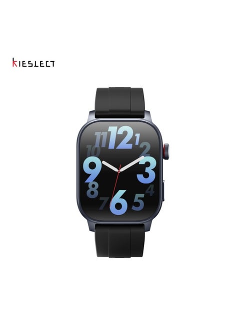 Smartwatch KS3 with 2.1" Adaptive Curved AMOLED Display , GPS, health tracking modes, and supports Bluetooth calling - Black