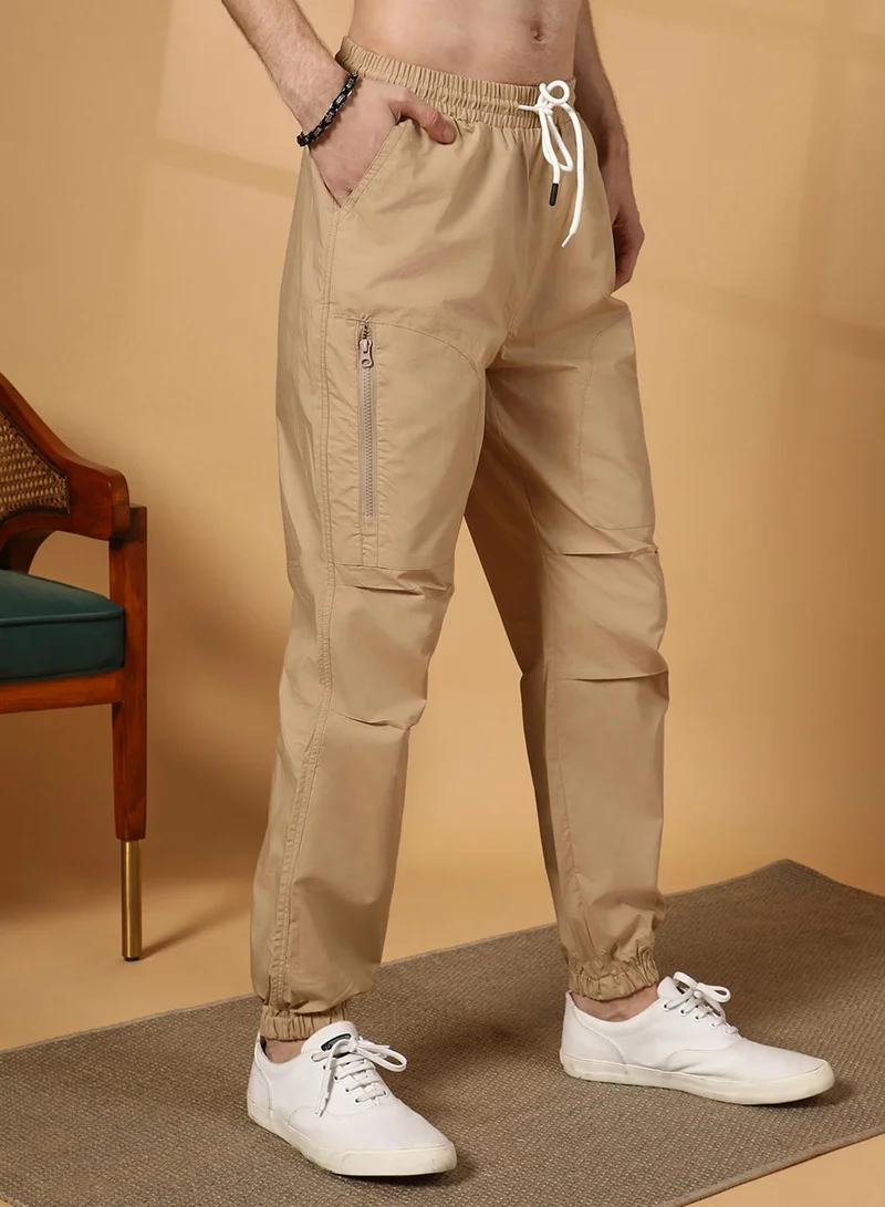 كامبوس سوترا Men's Khaki Brown Parachute Utility Trousers