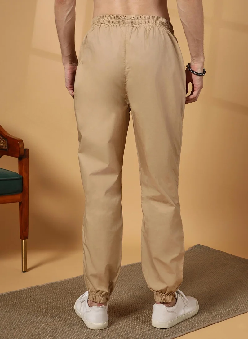 كامبوس سوترا Men's Khaki Brown Parachute Utility Trousers