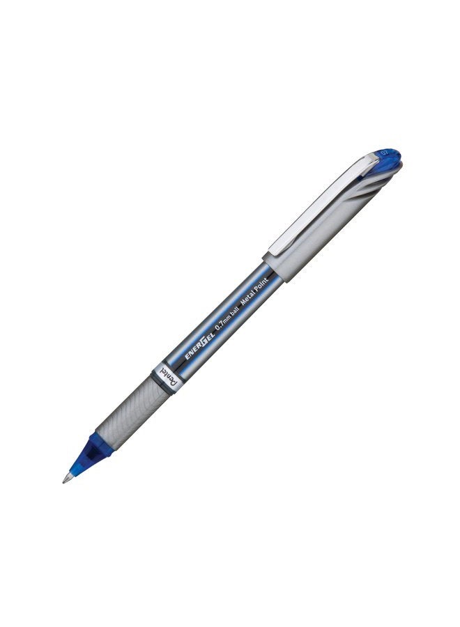 Pentel EnerGel NV Liquid Gel Pen, Medium Point 0.7mm, Blue Ink (BL27-C) - Image 4