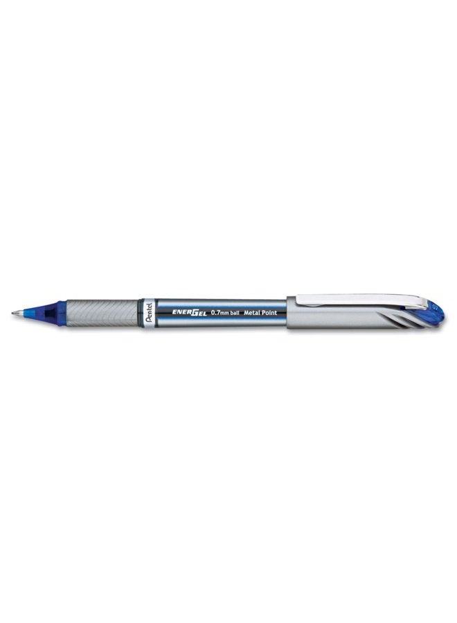 Pentel EnerGel NV Liquid Gel Pen, Medium Point 0.7mm, Blue Ink (BL27-C) - Image 1