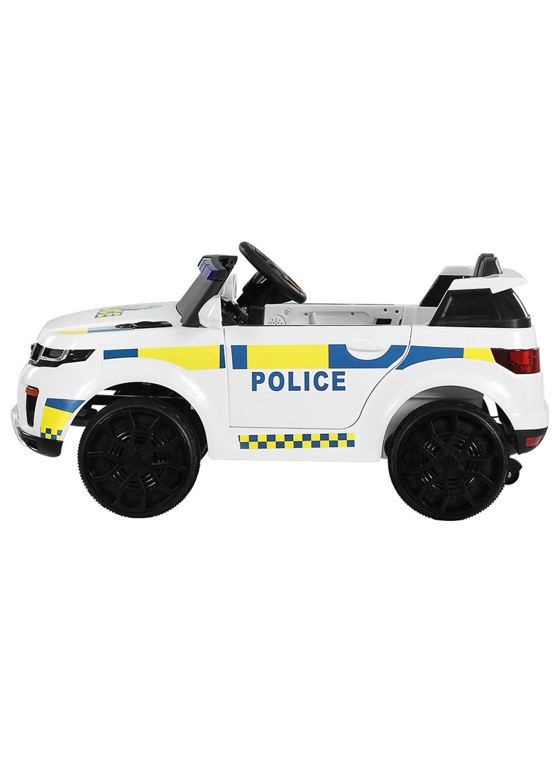 Amsham Toys Baby Love Kids Electric Police Car - White (12V)  - Image 2