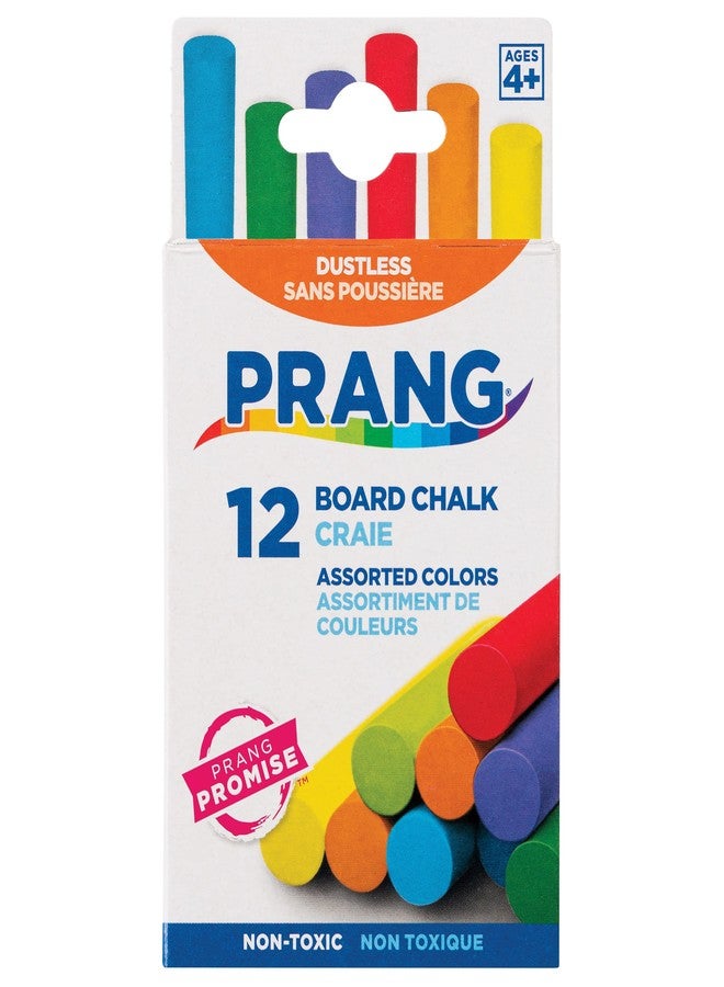Prang Board Chalk, Assorted Colors, 12 Count - Image 1