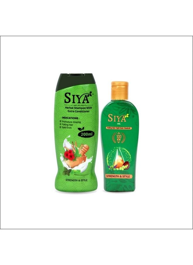Vital care Siya Hair Care Kit (Shampoo 200Ml And Hair Oil 100Ml)  - Image 1