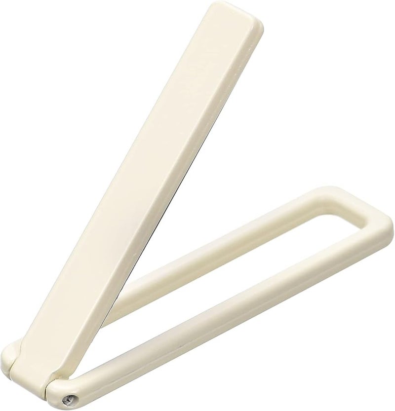 White Universal Thin Cell Phone Kickstand Horizontal Vertical Desk Stand For Smartphones Tablets - Image 1
