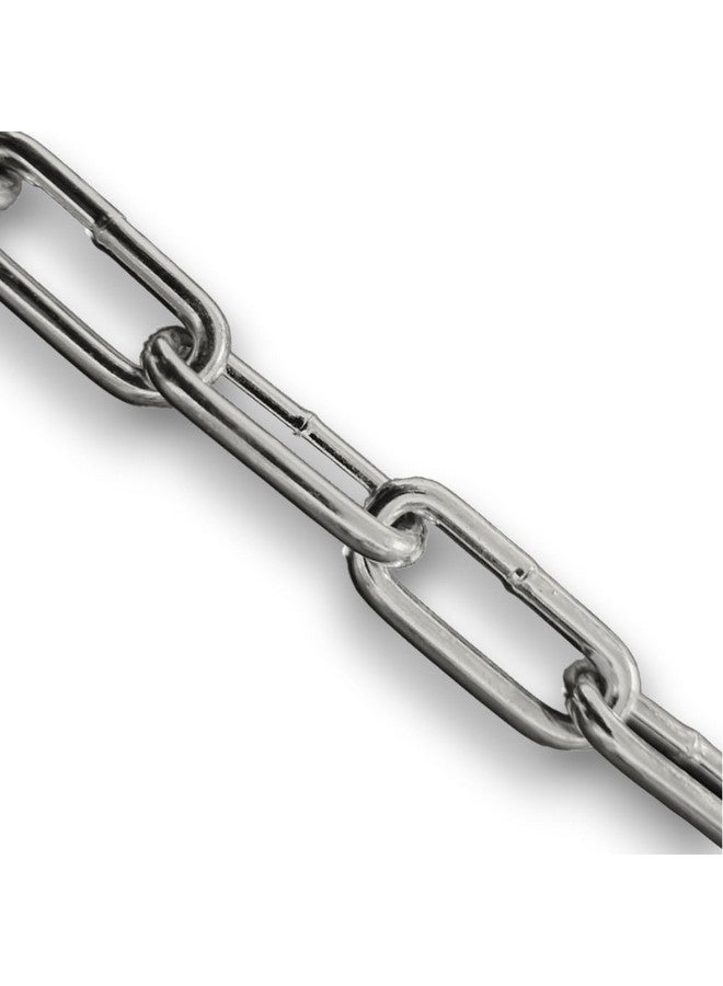 INIDHU enterprises-Heavy Metal Security interlockchain |Stainless Steel|2 feet Chain|50mm Lock|Luggage|Fence gate|Cycle|Bike|Pets and Animals|Multipurpose use-(Silver Colour-Chain & Lock) - Image 5