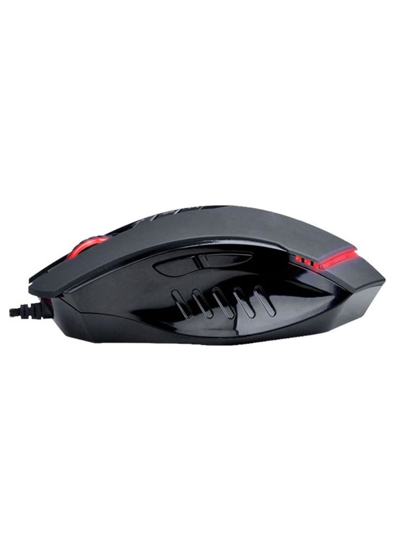 Bloody - BLOODY X’GLIDE ULTRA CORE 3 GAMING MOUSE V8M, WITH GAMING PRECISION(3200CPI) AND OPTICAL ENGINE, 6 SNIPER MODE, FOR WINDOWS XP/ VISTA/ 7/ 8 /8.1 / 10 OR LATER, BLACK - Image 1