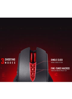 Bloody BLOODY X’GLIDE ULTRA CORE 3 GAMING MOUSE V8M, WITH GAMING PRECISION(3200CPI) AND OPTICAL ENGINE, 6 SNIPER MODE, FOR WINDOWS XP/ VISTA/ 7/ 8 /8.1 / 10 OR LATER, BLACK  - Image 5