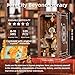 MiniCity DIY Book Nook Kit for Adults 3D Wooden Puzzle Bookend Bookshelf Insert Decor with LED Light and Dust Cover Beyond Library - Image 4
