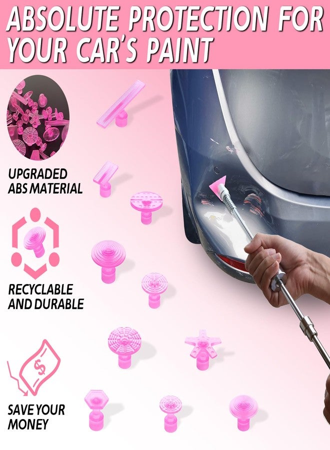 DentWiz 88PCS Dent Puller Kit,Paintless Dent Removal Kit for Dent Repair,Dent Repair Kit with Dent Puller Black Lifter,Adjustable Dent Remover Tool for 95% Car Dent Removal Door Ding Repair - Image 3