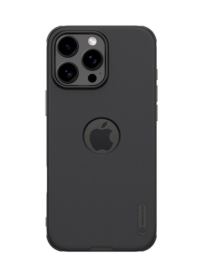 Nillkin Nillkin Super Frosted Shield Pro cover case for iphone 16 Pro with logo cutout - Black  - Image 3
