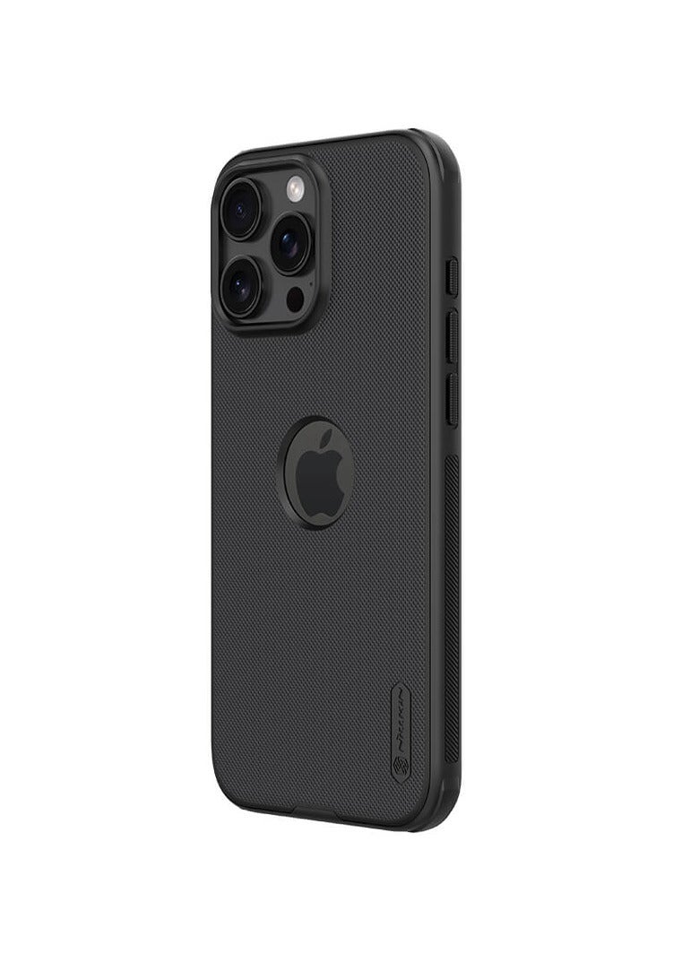 Nillkin Nillkin Super Frosted Shield Pro cover case for iphone 16 Pro with logo cutout - Black  - Image 2