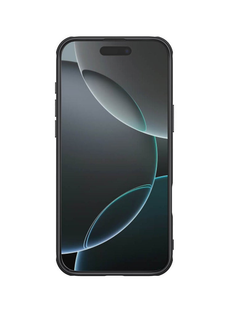 Nillkin Nillkin Super Frosted Shield Pro cover case for iphone 16 Pro with logo cutout - Black  - Image 5