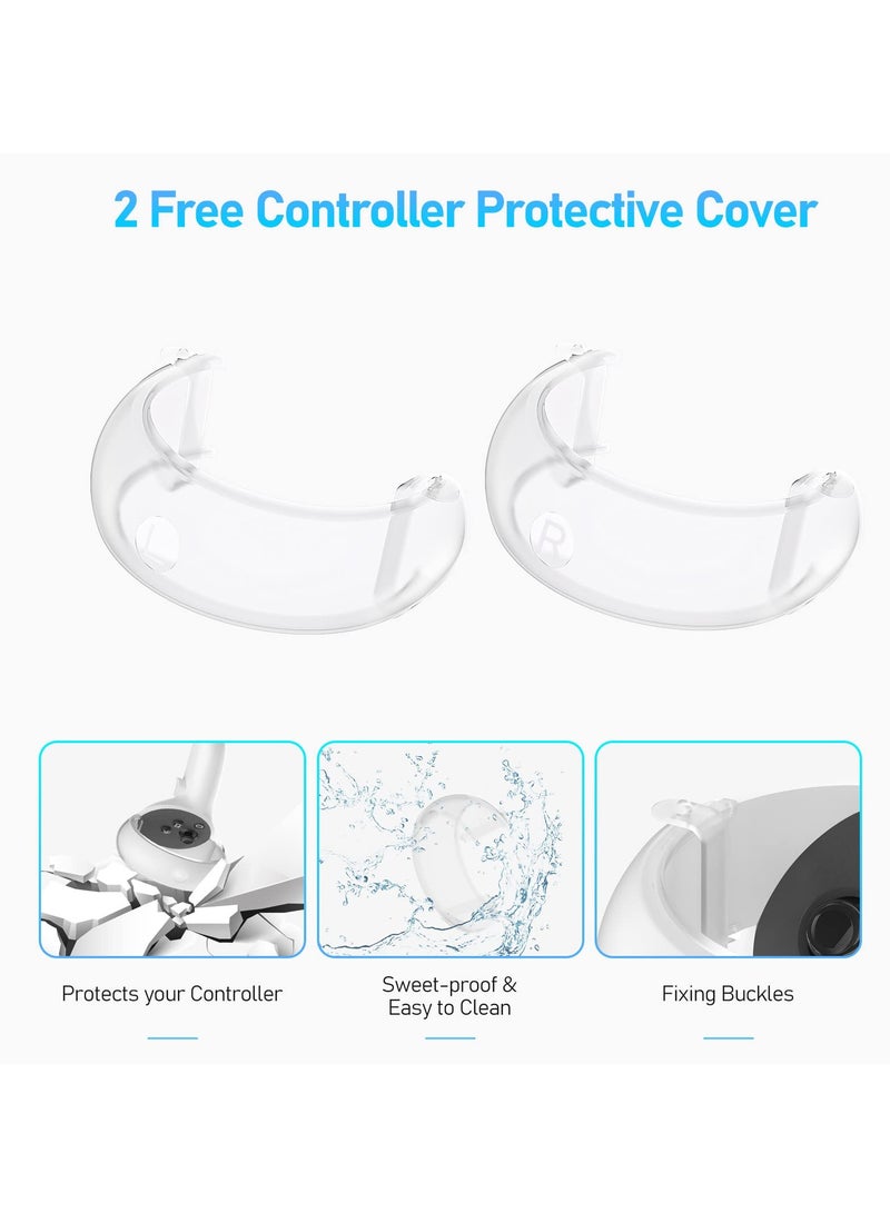 Zikra VR Golf Club Extension for Oculus Quest 2 VR Golf Club Adapter Grip Accessory with 2 Controller Caps Bonus Carbon Fiber Golf Club Attached to Enhance Immersive VR Gaming Experience - Image 5