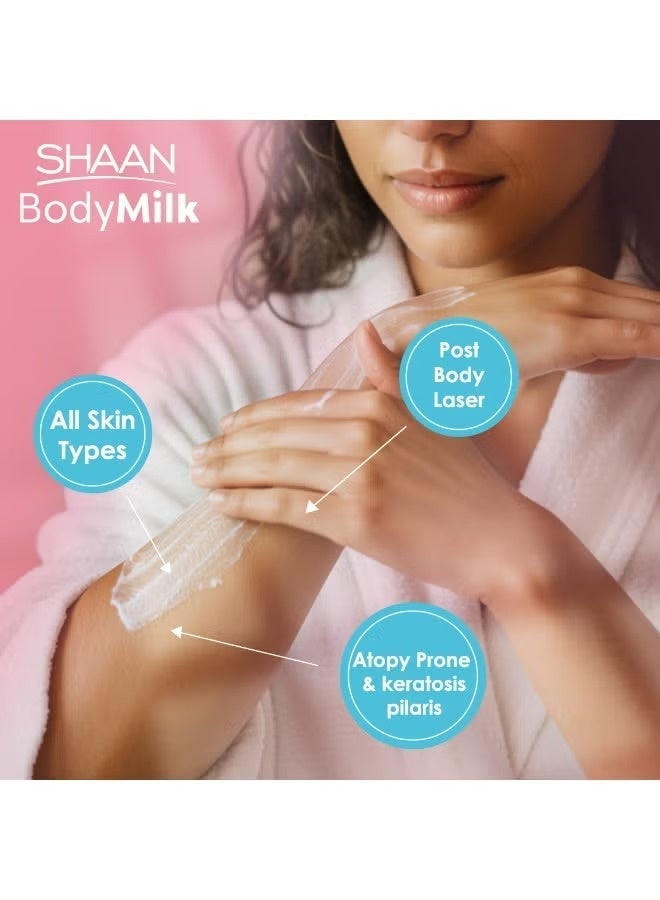 Shaan Shan Body Milk 300ml Intense Body Moisturizer - Suitable for dry to very dry skin - Image 3