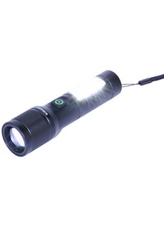 SONASHI Rechargeable LED Torch with Zoom Function | 3000mAh Battery with Type-C Charging | 600 Meters Long Coverage | Hyper Bright 10-Watt Laser LED with 2 Hours Continuous Working | LED Flashlight for Camping & Hiking | SLT-683Z Black  - Image 5
