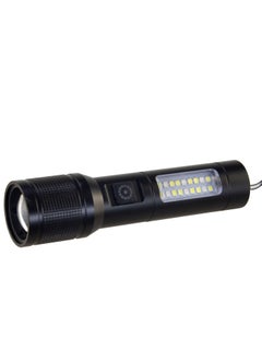 SONASHI Rechargeable LED Torch with Zoom Function | 3000mAh Battery with Type-C Charging | 600 Meters Long Coverage | Hyper Bright 10-Watt Laser LED with 2 Hours Continuous Working | LED Flashlight for Camping & Hiking | SLT-683Z Black  - Image 2