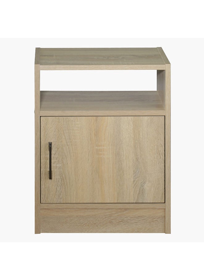 Home Box Oasis 1-Door Nightstand With Open Shelf 53.2x40.5x29.5 cm  - Image 3