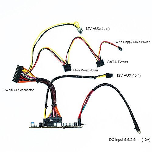 RGEEK 1106 DC to DC ATX PSU 12V 300W Pico ATX Switch PSU 24pin MINI ITX PC Power Supply for Computer - Image 4