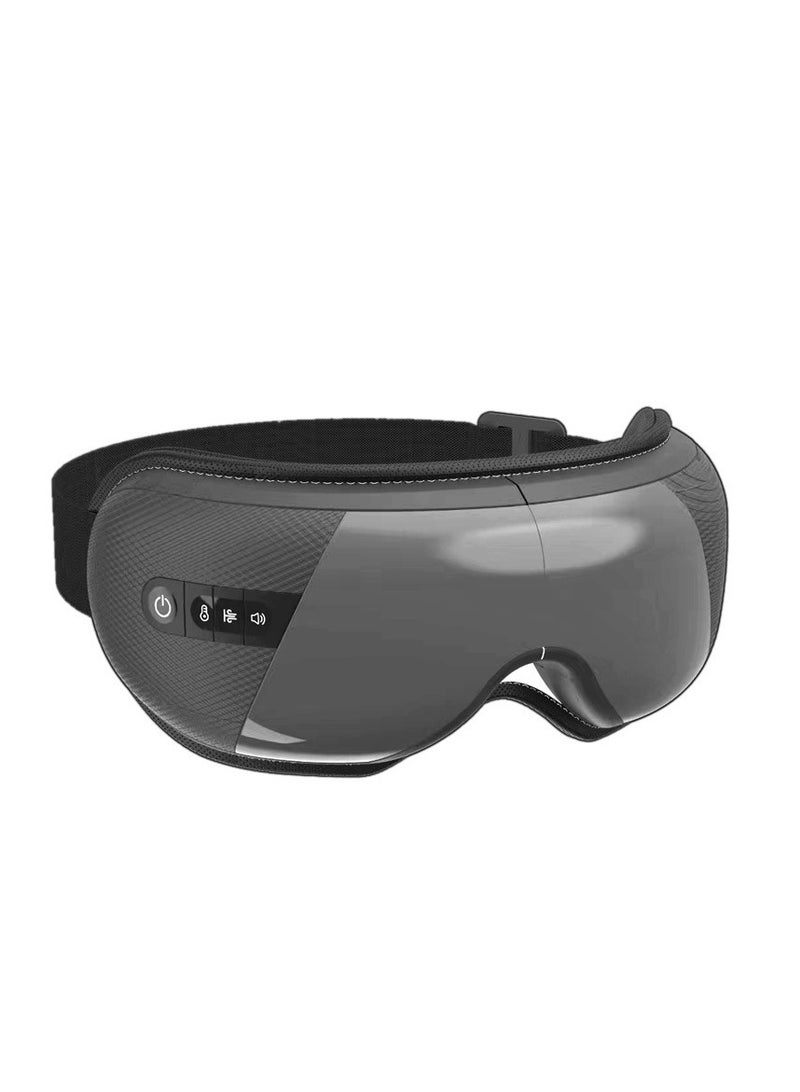 Eye Massager, Rechargeable Eye Mask with Compression u0026 Music, Electric Sleep Mask for Relieve Puffy, Dark Circles, Eye Strain, Eye Bags u0026 Dry Eyes Improve Sleeping, Suitable for Women Men - Image 1
