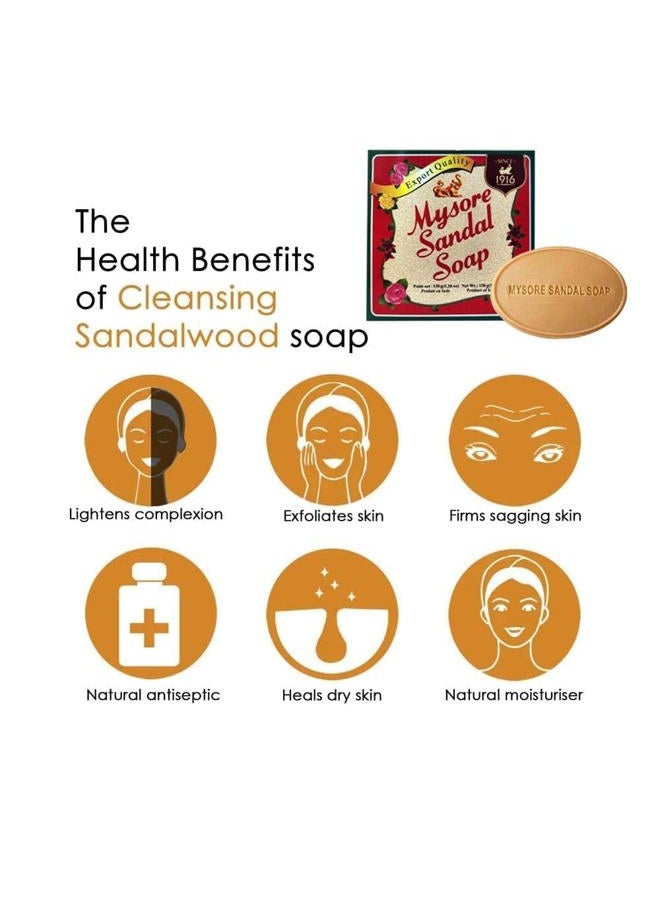Mysore Sandal Soap, 150 grams Units (Pack of 12) - Image 3