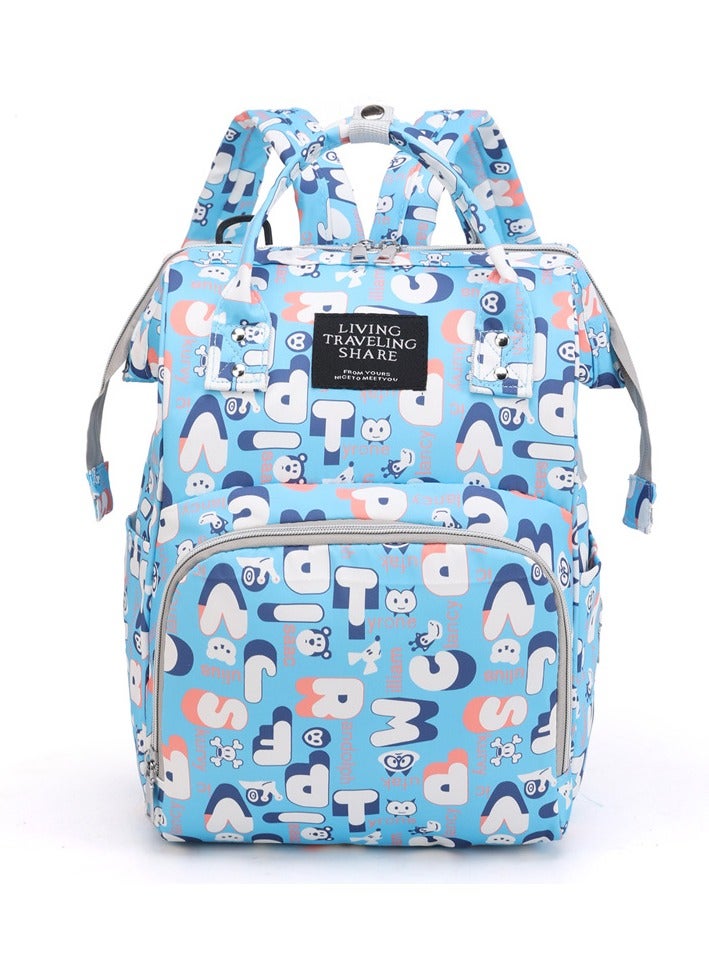 مارك وارفيلد الرجل الجديد Portable Large Capacity Leisure Multifunctional Backpack, Baby Stroller Hanging Bag - Image 1