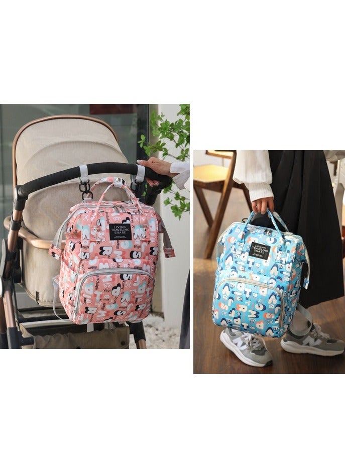 مارك وارفيلد الرجل الجديد Portable Large Capacity Leisure Multifunctional Backpack, Baby Stroller Hanging Bag - Image 2