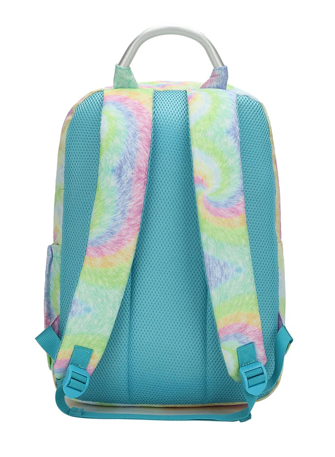 CUBS Cubs Senior Rainbow Colors Waterproof Kids 36L Backpack with zip closure Ideal for 8-15 years age group, Compatible with 15" Laptop