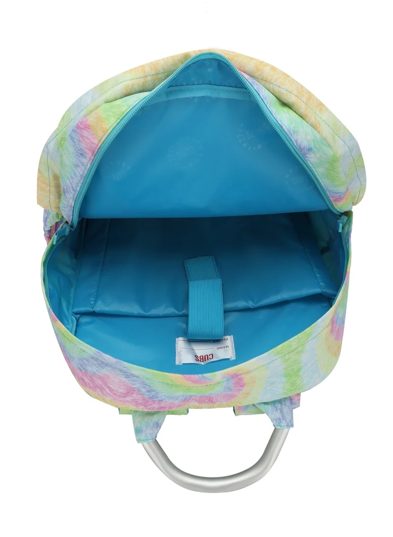 CUBS Cubs Senior Rainbow Colors Waterproof Kids 36L Backpack with zip closure Ideal for 8-15 years age group, Compatible with 15" Laptop