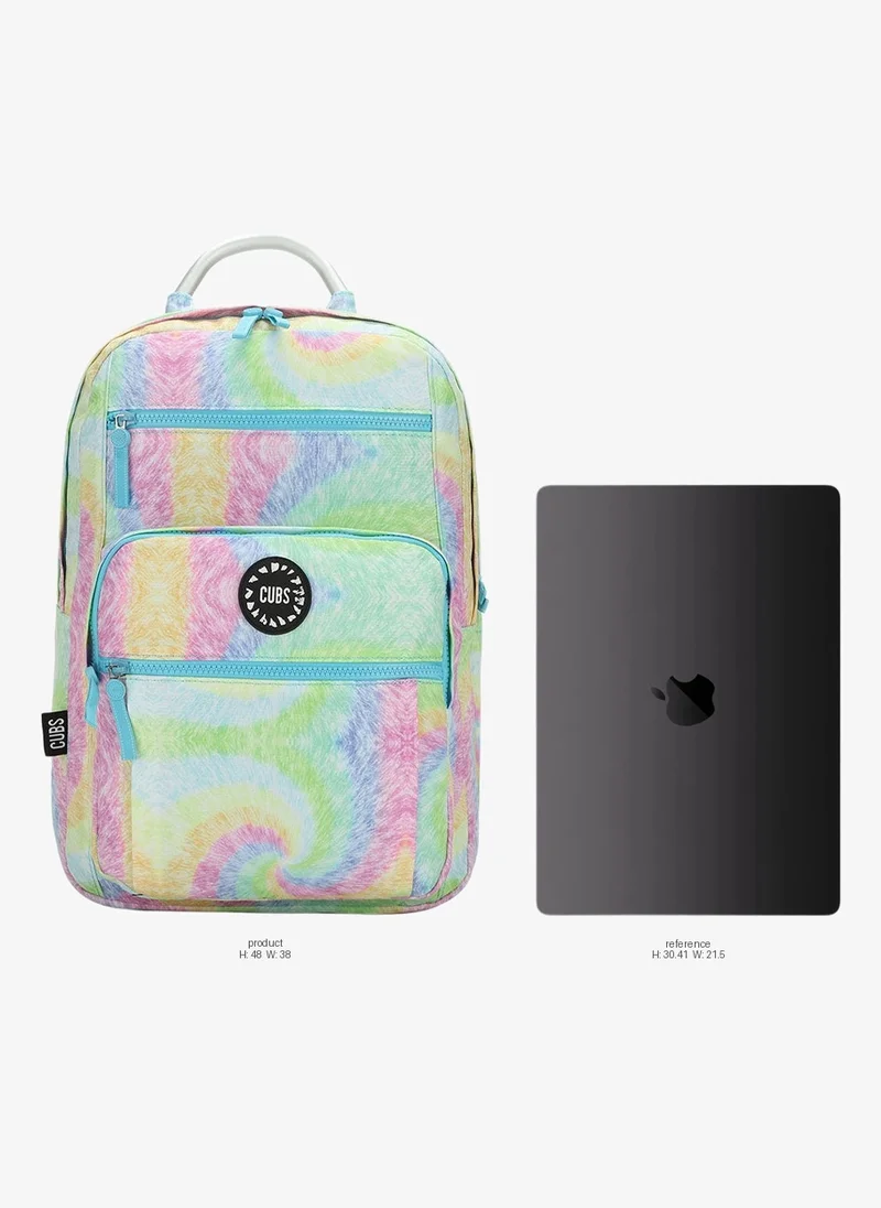 Cubs Cubs 36L Waterproof Kids Backpack â€“ Rainbow Colors, Zip Closure, Fits 15" Laptop, for Ages 8â€“15.