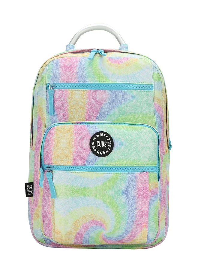 Cubs Cubs 36L Waterproof Kids Backpack â€“ Rainbow Colors, Zip Closure, Fits 15" Laptop, for Ages 8â€“15.