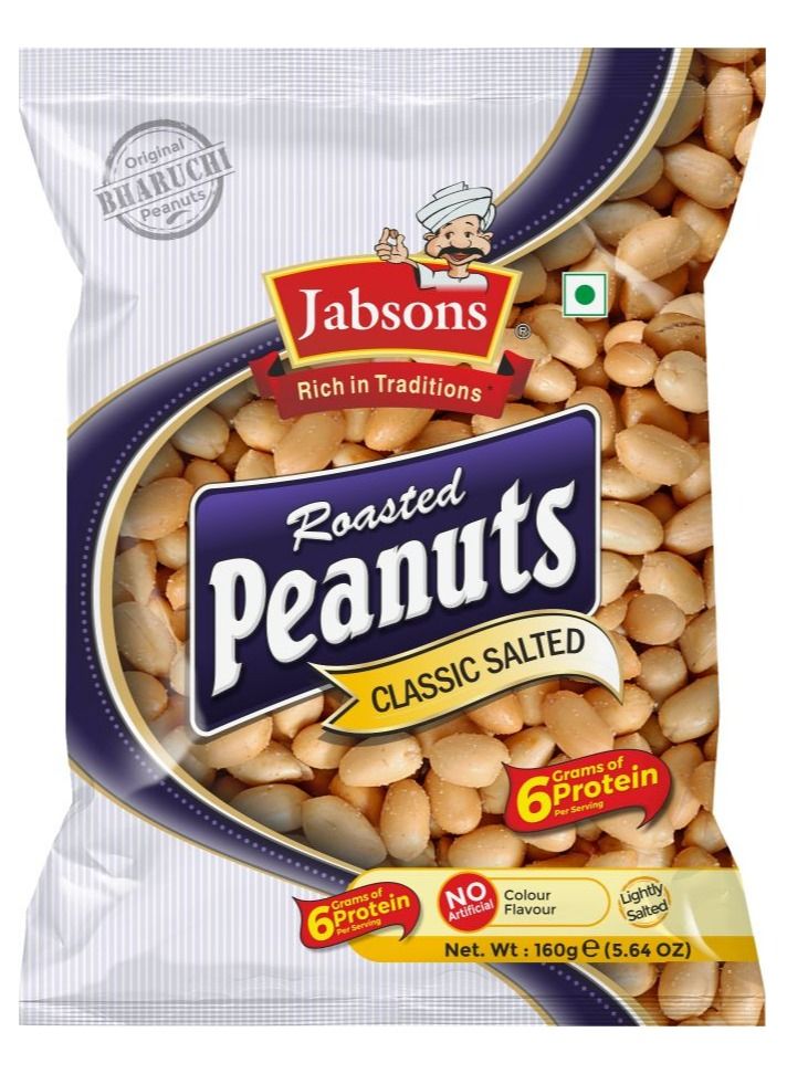 Jabsons Roasted Peanut Classic Salted 160g - Image 1