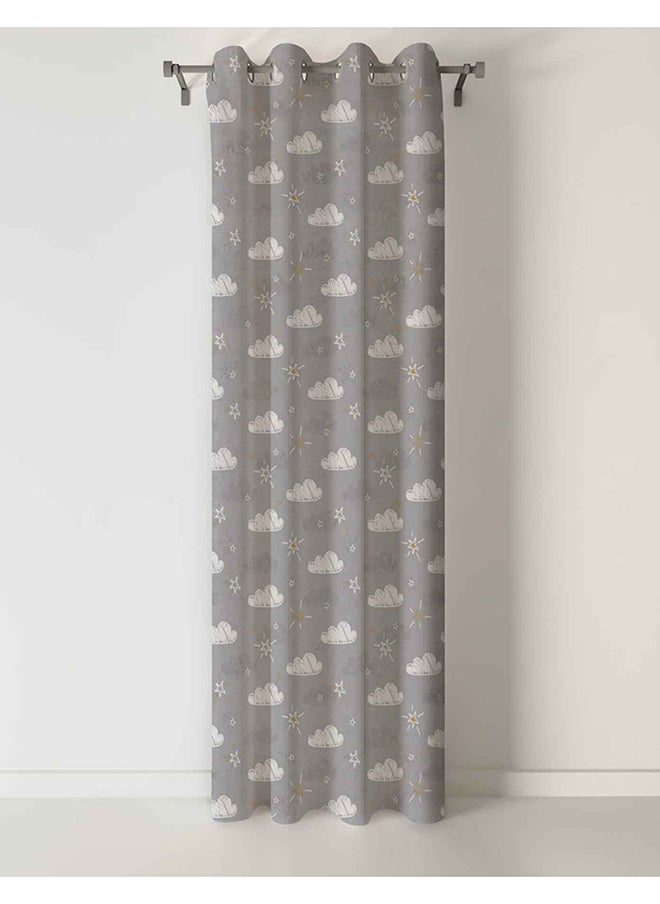 SHATTA Ready-Made Printed Curtain (One Piece Grommet) 275x135x275 