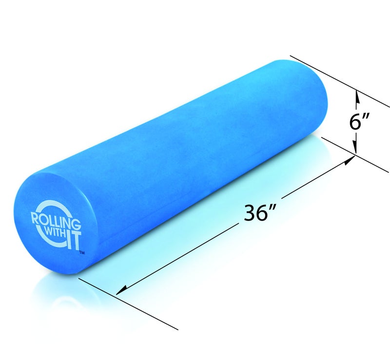 Rolling With It Foam Roller with High Density for Physical Therapy, Muscle Roller for Exercise and Muscle Recovery, Eco-Friendly Back Roller, Firm and Smooth Surface Massage Roller, Size: 36 inches - Image 3