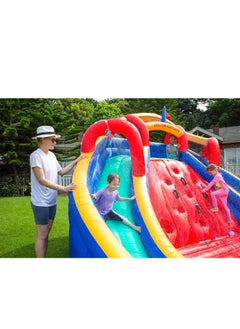 Inflatable Twin Water Slide with bouncer for Kids Outdoor Play - pzsku/ZAC47F28BED6D11C3C10BZ/45/_/1716550000/8380e7e0-fce8-4801-959b-eea66003ca9b