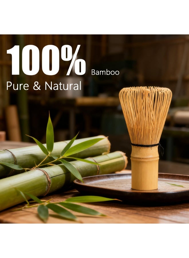 Chabeia Bamboo Matcha Whisk, Handcrafted Bamboo Whisk for Matcha Powder, 100% Natural Matcha Wisk（Beige） - Image 2