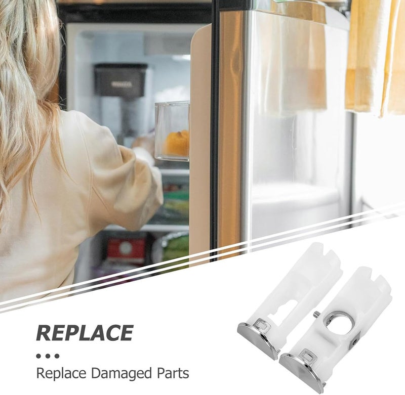 VERDANVERSE 2pcs Refrigerator Freezer Door Handle Support Kit Plastic Replacement Parts Fridge Door Repair Accessories for Freezer Handles - Image 4