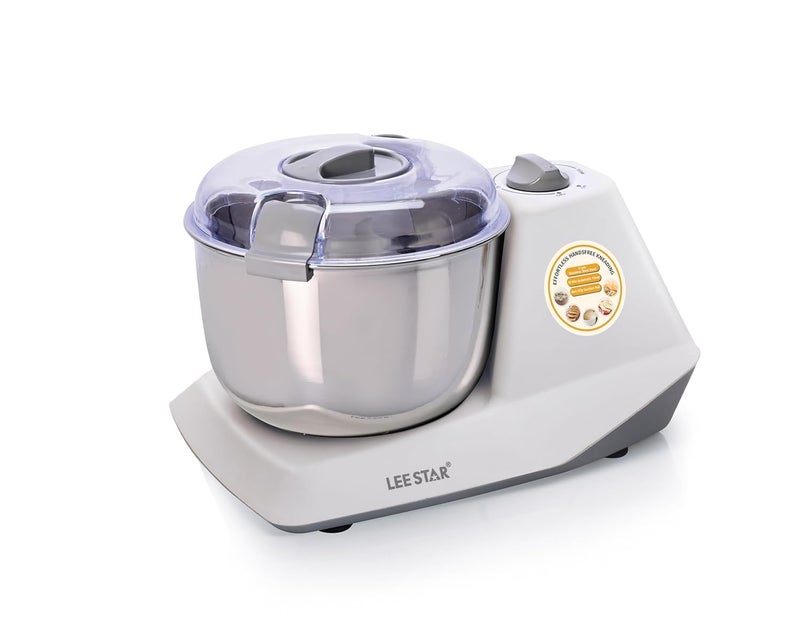 LEE STAR Lee Star Automatic Electric Atta Kneader Dough Mixer Machine Atta Kneader Machine with 3L Stainless Steel Bowl 650W White LE837  - Image 3
