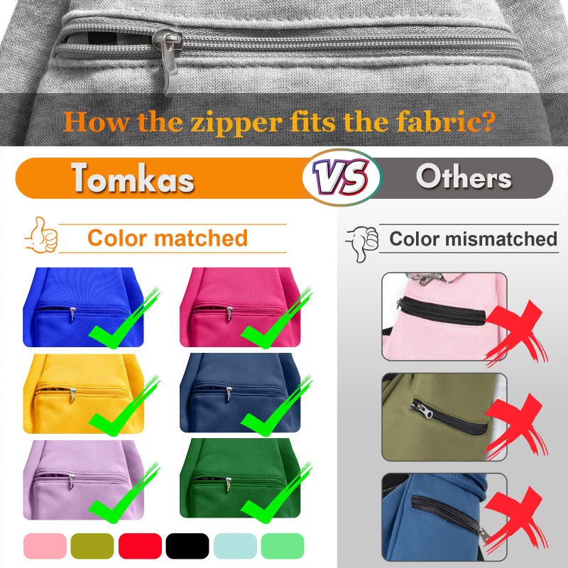 Tomkas Small Dog Sling Carrier - Zipper Pocket & Adjustable Strap & Zip Pocket - for 3-10 lbs Pets(Grey) - Image 5