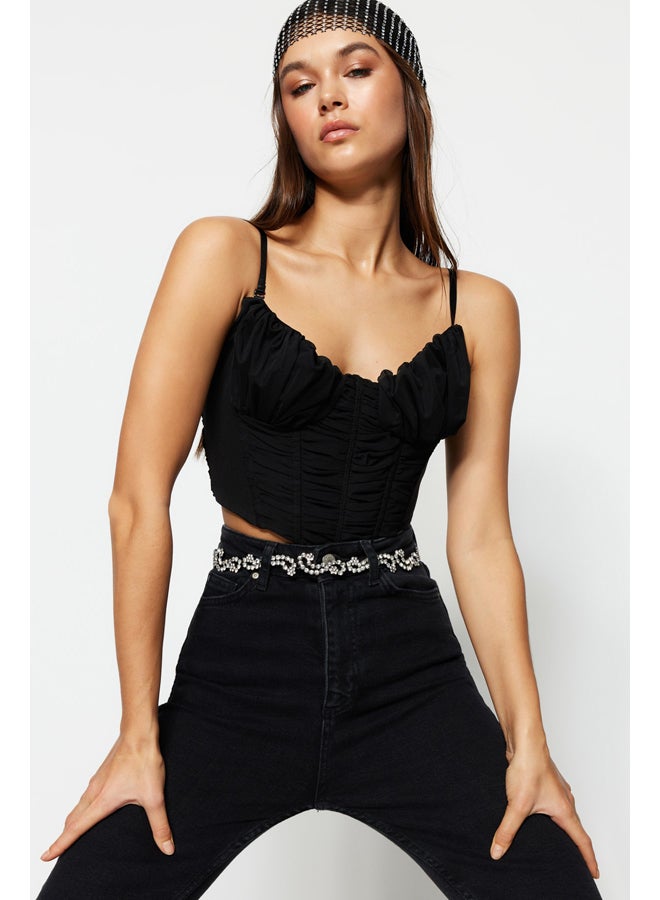 trendyol Woman Bustier Black  - Image 2
