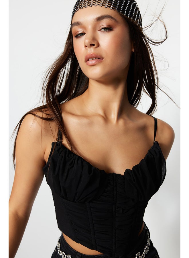 trendyol Woman Bustier Black  - Image 4