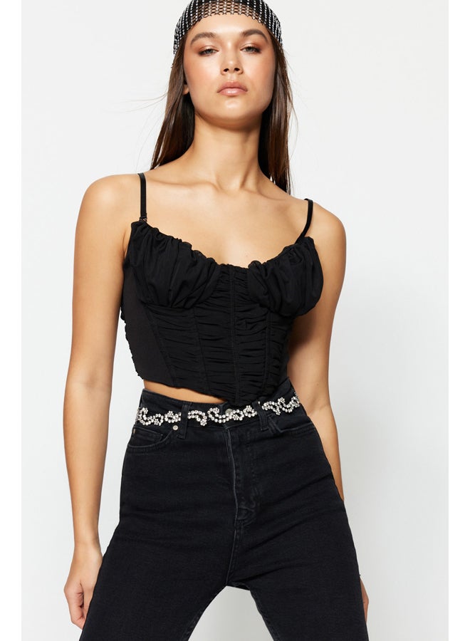 trendyol Woman Bustier Black  - Image 3