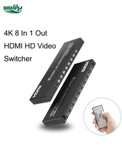 FJGEAR FJ-4K801 4K 8 In 1 Out HDMI HD Video Switcher, Plug Type:US Plug(Black) - pzsku/ZAC485441E0FBC6ADA0D7Z/45/_/1738711974/370749f7-65c1-428b-b9ed-1f5f0aa582e5