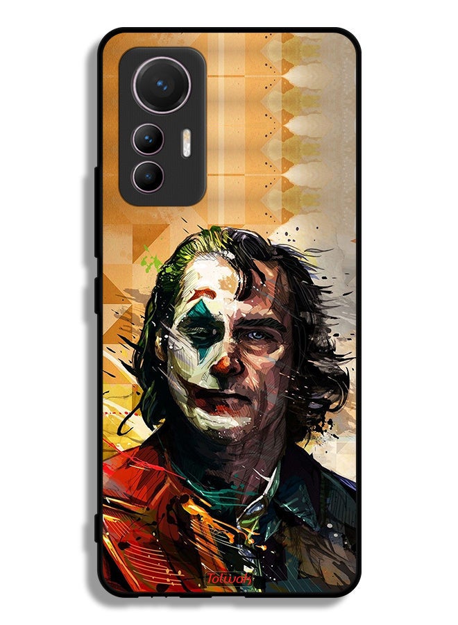 Tolwak Xiaomi 12 Lite Protective Case Cover Joker Paint Art - Image 2