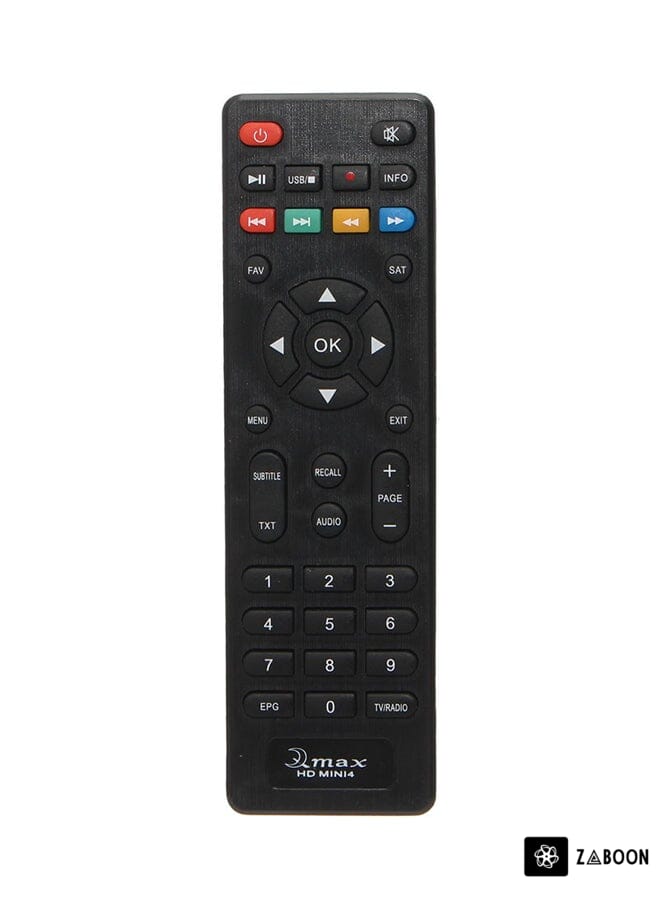 Zaboon Satcom Receiver Remote Control Black