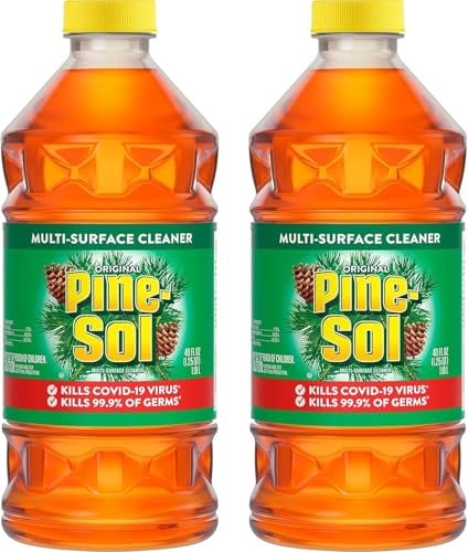 Pine Sol منظف باين-سول متعدد الأغراض، رائحة الصنوبر الأصلية، زجاجات سعة 40 أونصة (عبوة من 2) (قد يختلف التعبئة) - Image 3