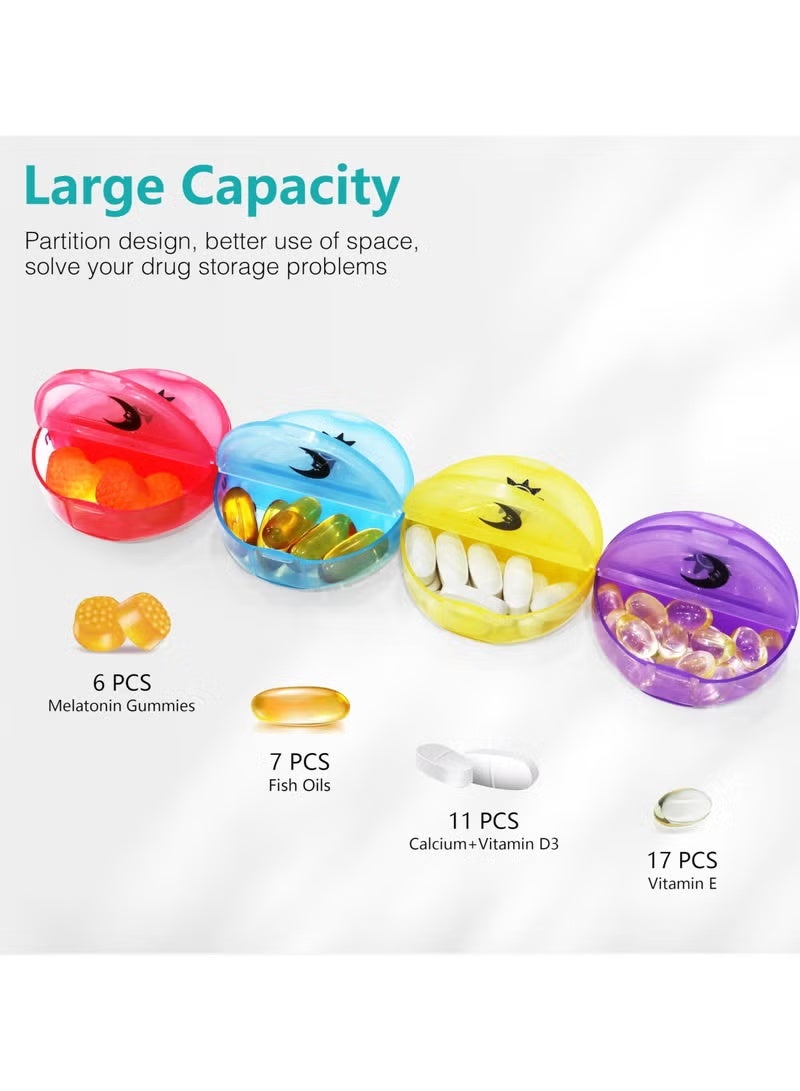 Box For Storing 7-Day Medicines, Suitable For Travel And Tourism. Portable Medicine Box, Food Grade Material, For Storing Vitamins, Cod Liver Oil, Pills. - Image 2