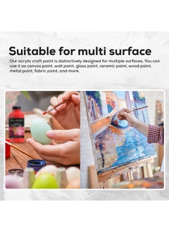 Granotone GRANOTONE Acrylic Colour Art and Craft Paint, DIY Paint, Rich Pigment, Non-Craking Paint for Canvas, Wood, Leather, Earthenware, Metal 500 ml (GOLDEN YELLOW)  - Image 4