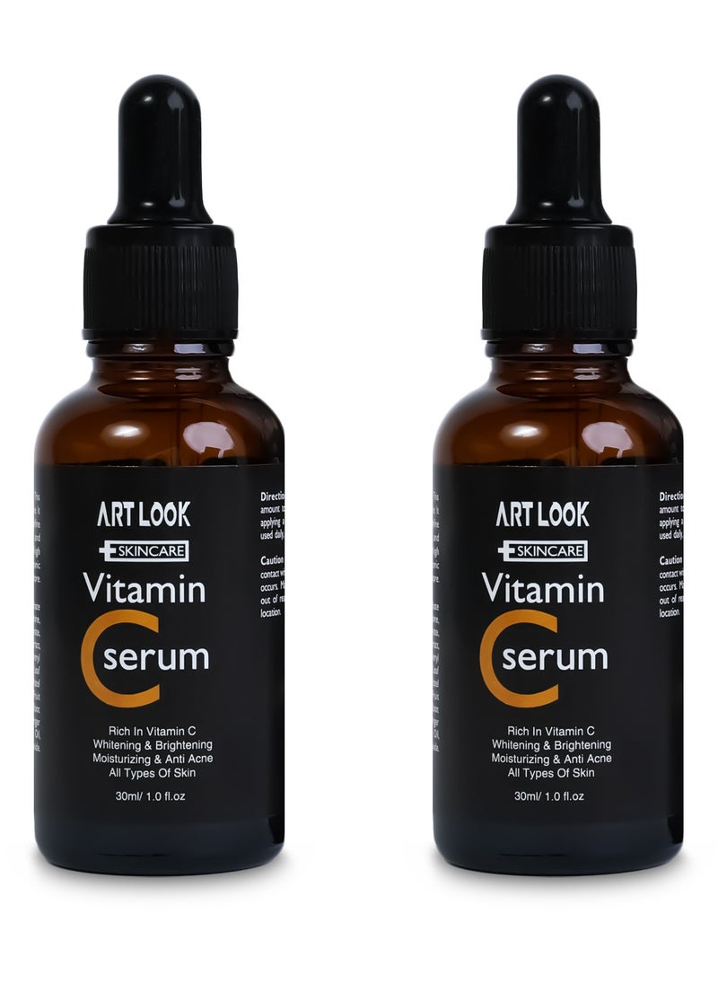 ARTLOOK PACK OF 2-Anti Ageing Vitamin C Serum 30ml  - Image 1