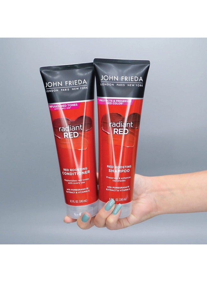 John Frieda Radiant Red Red Boosting Shampoo, Daily Shampoo, Helps Enhance Red Hair Shades, 8.3 Ounce, with Pomegranate and Vitamin E - Image 5